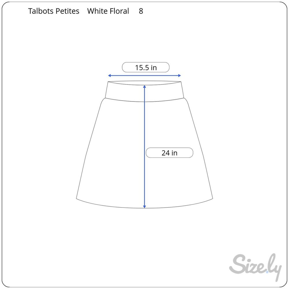 Talbots Petites Swiss Cotton Pleated Skirt Women's 8 Floral Print Dragonflies - Picture 6 of 6